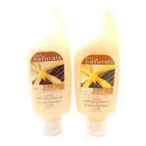 Avon Naturals Vanilla Shower Gel 5 fl. oz. Lot of 2 NEW